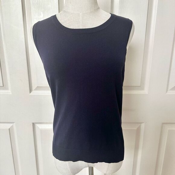 August Silk blue sweater vest - Picture 8 of 10